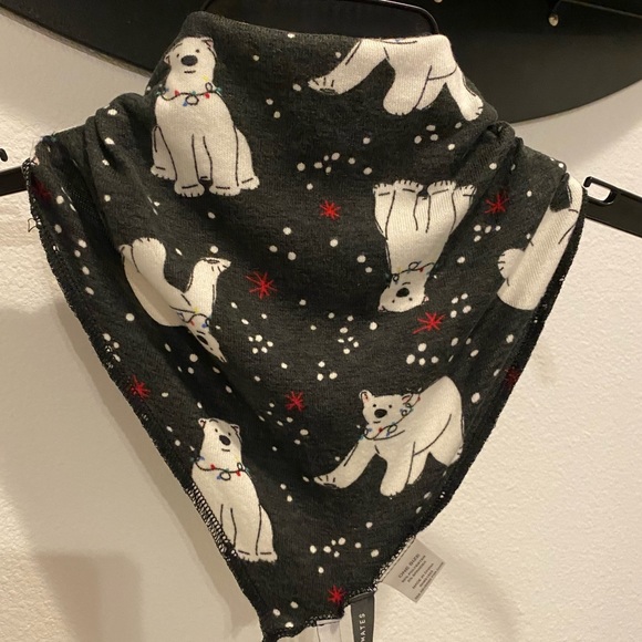 Jaclyn Intimates Xmas/Winter Polar Bear Bandana for Dogs/Pets - M/L - Picture 2 of 9